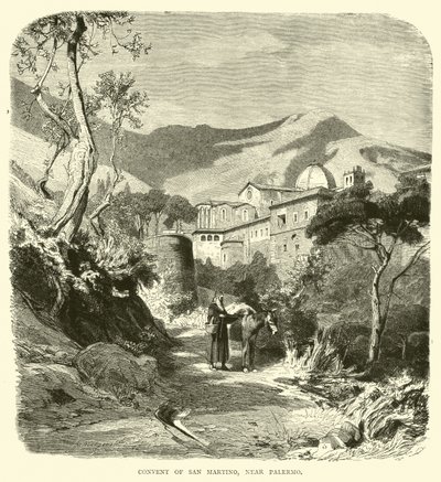 Palermo yakınlarındaki San Martino Manastırı by English School