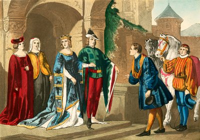 Kostümler 1380 by English School