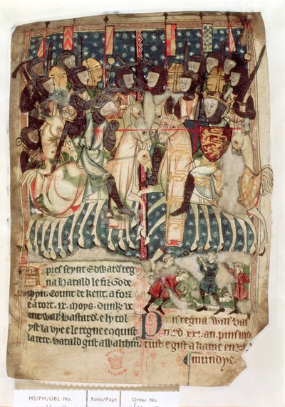 Cott Vitt A XIII f.3v William, Hastings Savaşı