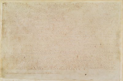 Pamuk Augustus II 106 Magna Carta by English School