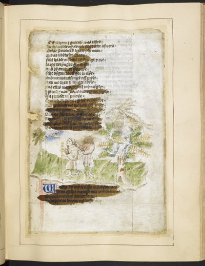 Cotton Ms Tiberius A vii fol.49 Necromancy