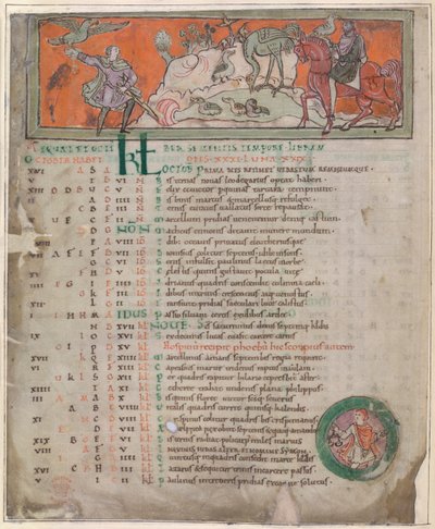 Cotton Tiberius B. V, Bölüm 1, f.7v Bir 
