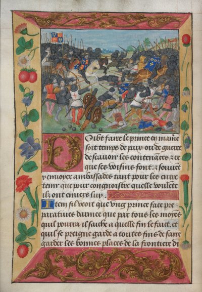 Cotton Vespasian A xvii, f.13v, Robert de Balsac