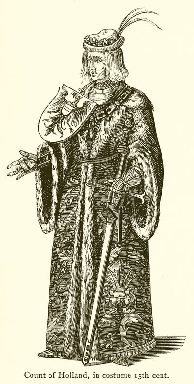 Hollanda Kontu, Kostümlü 15. Yüzyılda by English School