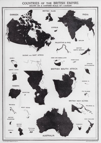Bristish İmparatorluğu Ülkeleri (lito) by English School