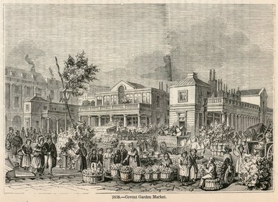 Covent Garden Pazarı, Londra by English School