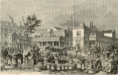 Covent Garden Pazarı, Londra by English School
