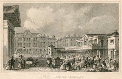 Covent Garden Pazarı, Londra by English School