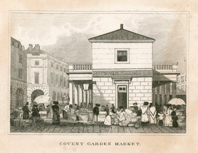 Covent Garden Pazarı, Londra by English School