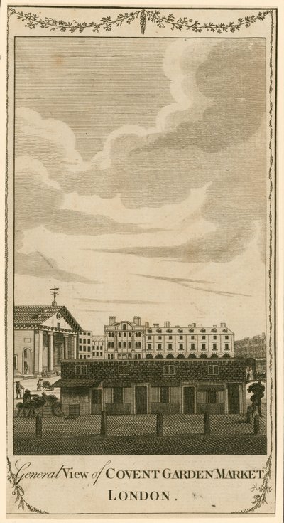 Covent Garden Pazarı, Londra by English School