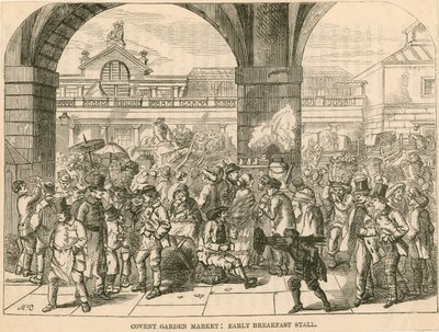Covent Garden Market, Londra: erken kahvaltı durak by English School