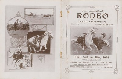 İlk uluslararası Rodeo için programın kapağı by English School