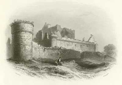 Craigmillar Kalesi by English School