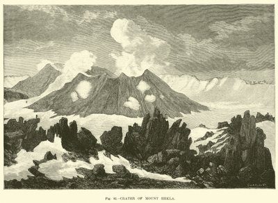 Hekla Dağı Krateri by English School