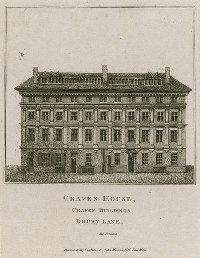 Craven House, Craven Binaları, Drury Lane, Londra by English School
