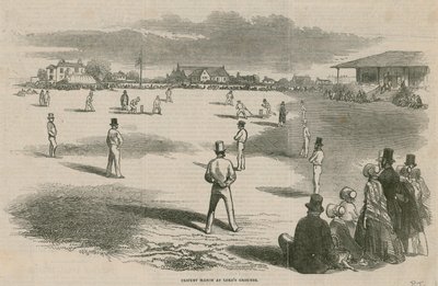 Lords Grounds'ta Kriket Maçı by English School