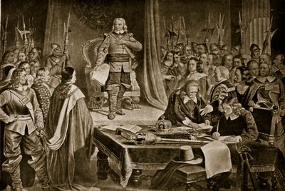 Cromwell tacı reddediyor, Hutchinsons Story of the British Nation