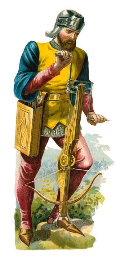 Kral Edward IV, 1461-1483 zamanının arbalet adamı by English School