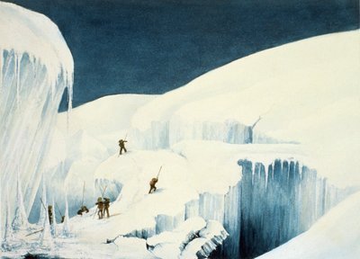 Bir Dağ Geçidi Geçmek, Charles Fellows (1799-1860) tarafından Mont Blanc Zirvesine Yükselişin Anlatısından, 1827