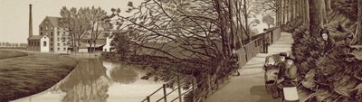 Croydon: Wandle Nehri kıyısındaki Beddington