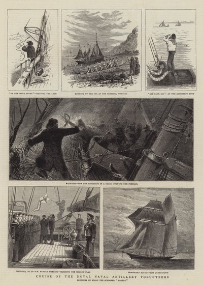 Kraliyet Deniz Topçu Gönüllülerinin Yolculuğu (gravür) by English School