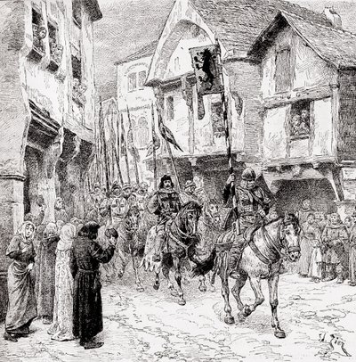 Kutsal Topraklar için yolda Haçlılar by English School