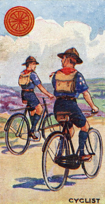 Bisikletçi İzci Rozeti, 1923 by English School