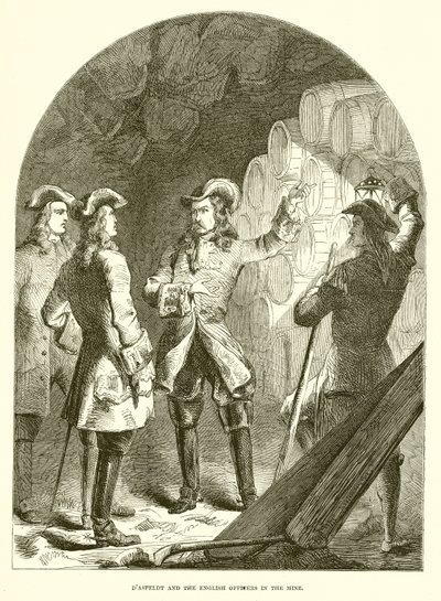 DAsfeldt ve Madendeki İngiliz Subaylar by English School