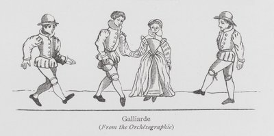 Dans: Galliarde (lito) by English School