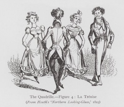 Dans: Quadrille, Şekil 4, La Trenise (lito) by English School