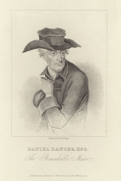 Daniel Dancer, İngiliz cimri by English School