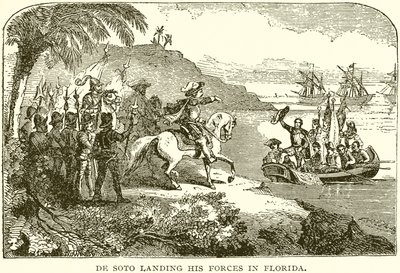 De Soto, Kuvvetlerini Florida