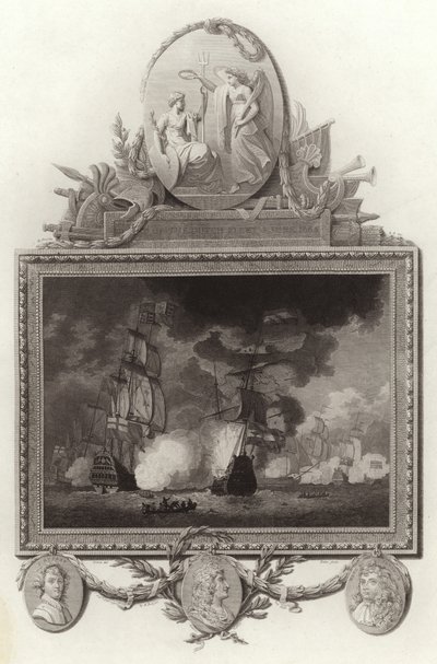 Hollanda Filosunun Yenilgisi, 3 Haziran 1665 by English School
