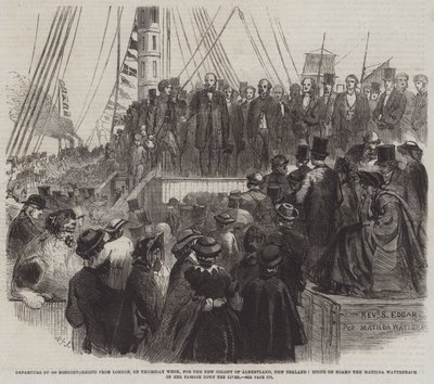 800 Uyumsuz Kişinin Perşembe Haftası, Yeni Zelanda Albertland Kolonisi için Londra