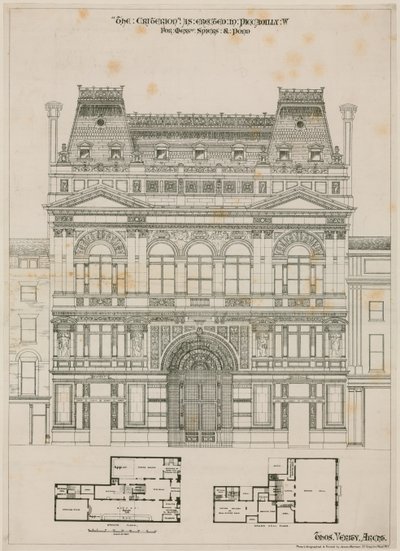 The Criterion Theatre, Londra için Tasarım by English School