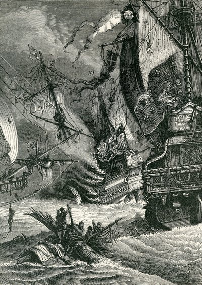 İspanyol Armadasının İmhası, 1865 by English School