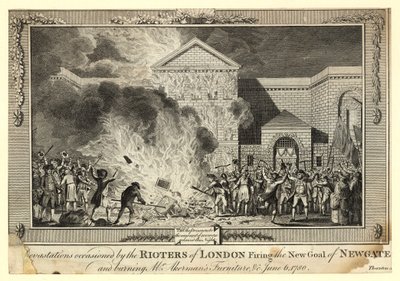 Londra İsyancılarının Newgate New Gaol
