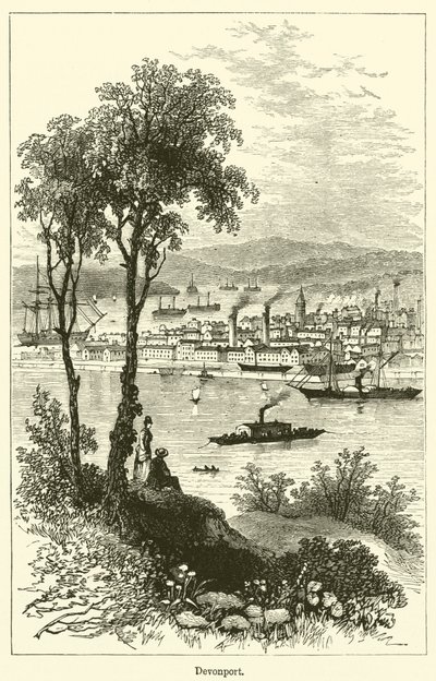 Devonport (gravür) by English School