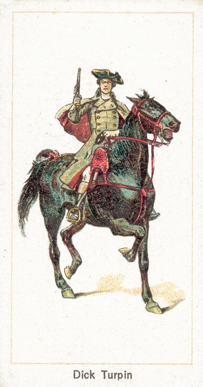 Dick Turpin (kromolitho) by English School
