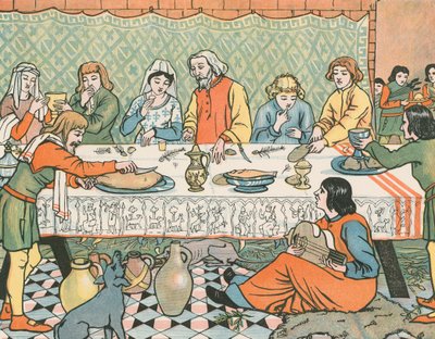 Eski Zamanda Akşam Yemeği by English School