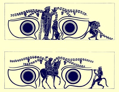 Dionysos, Hephaistos ve satirler, J. E. Harrison ve D. S. MacColl