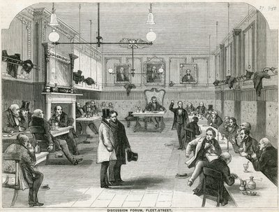 Tartışma Forumu, Fleet Street, Londra by English School