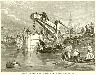 Thames Tüneli İnşaatında Kullanılan Dalış Çanı by English School