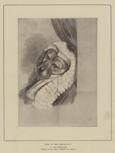 Şirketin Köpekleri (gravür) by English School