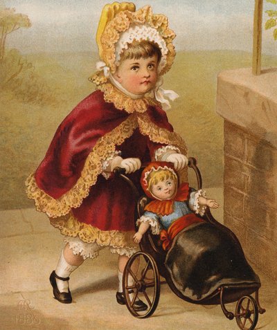 Dolly ve Ben (renkli taş baskı) by English School
