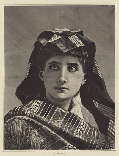 şüphe (gravür) by English School