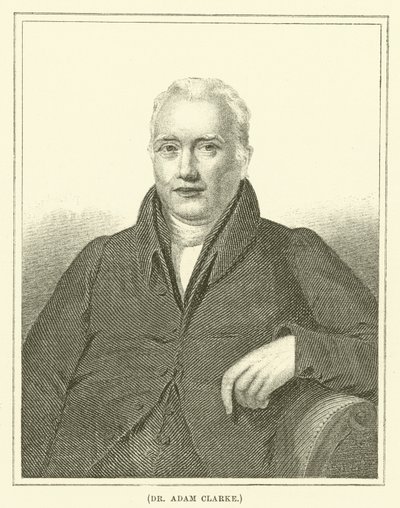 Dr Adam Clarke (gravür) by English School