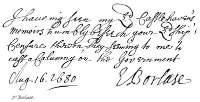 Doktor Borlase by English School
