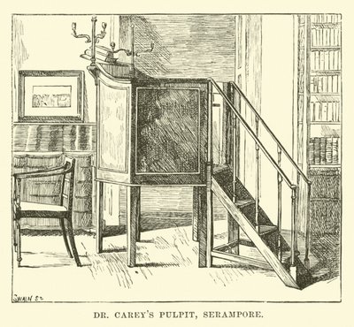 Dr Careys Minber, Serampore by English School
