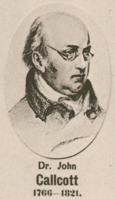 Dr John Callcott (gravür) by English School